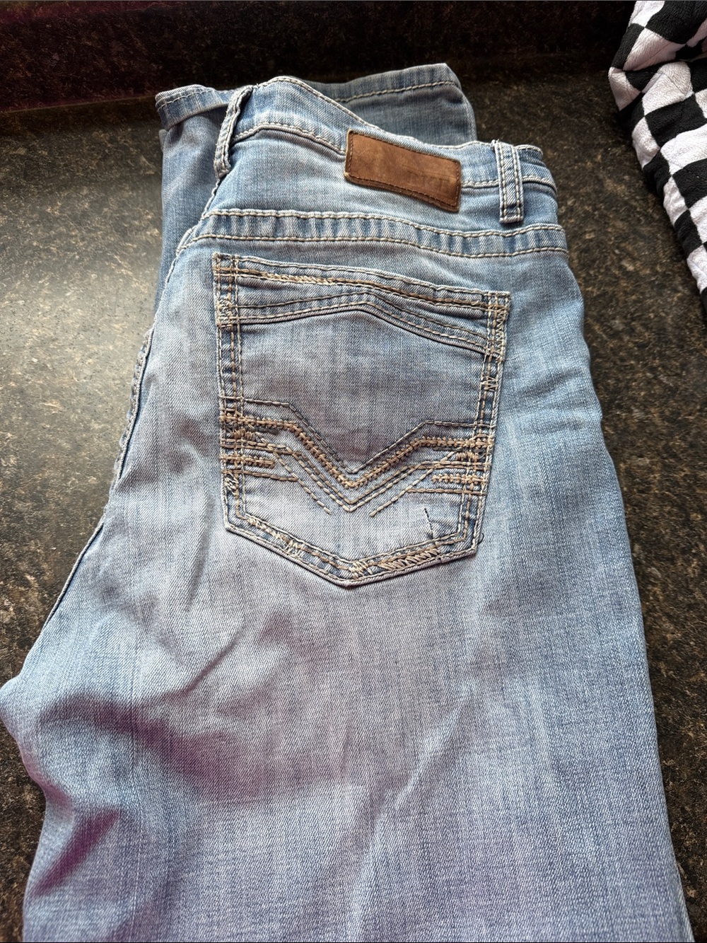 BKE TYLER Light Blue Men's Straight-Leg Jeans 36x32 - Picture 2 of 2
